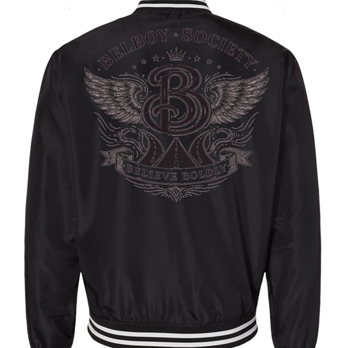 Black/ White Stripe - EXP52BMR - BACK